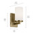 Crosby One Light Wall Sconce (45495NBR)