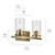 Crosby Two Light Bath (45496NBRCLR)