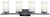 Kichler - 45498BK - Four Light Bath - Crosby - Black
