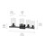 Crosby Four Light Bath (45498BKCLR)