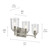 Shailene Three Light Bath (45574NICLR)