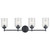 Kichler - 45887BK - Four Light Bath - Winslow - Black