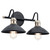 Kichler - 45944BK - Two Light Bath - Clyde - Black