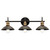 Kichler - 45945OZ - Three Light Bath - Clyde - Olde Bronze