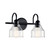 Kichler - 45972BK - Two Light Bath - Avery - Black