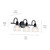 Avery Three Light Bath (45973BK)