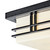 Tremillo Two Light Outdoor Ceiling Mount (49206BK)