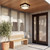 Tremillo Two Light Outdoor Ceiling Mount (49206BK)