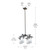 Caterham Four Light Outdoor Chandelier (49638OZ)