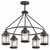 Kichler - 49667WZC - Five Light Outdoor Chandelier - Ashland Bay - Weathered Zinc
