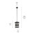 Beacon Square One Light Outdoor Pendant (49833BKT)