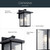 Capanna One Light Outdoor Wall Mount (49926BKT)