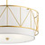 Birkleigh Four Light Pendant (52072CLG)