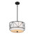 Kichler - 52074BK - Three Light Pendant/Semi Flush - Birkleigh - Black