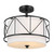 Birkleigh Three Light Pendant/Semi Flush (52074BK)
