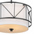 Birkleigh Three Light Pendant/Semi Flush (52074BK)