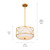 Birkleigh Three Light Pendant/Semi Flush (52074CLG)