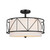 Birkleigh Three Light Pendant/Semi Flush (52075BK)
