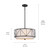 Birkleigh Three Light Pendant/Semi Flush (52075BK)