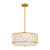 Kichler - 52075CLG - Three Light Pendant/Semi Flush - Birkleigh - Classic Gold
