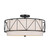 Kichler - 52076BK - Four Light Semi Flush Mount - Birkleigh - Black