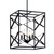 Sevan Four Light Foyer Pendant (52141BK)