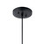Zailey One Light Pendant (52153BK)