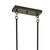 Marika Three Light Linear Chandelier (52263OZ)