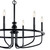 Capitol Hill Six Light Chandelier (52304BK)