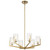 Kichler - 52314BNB - Six Light Chandelier - Nye - Brushed Natural Brass