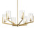 Nye Six Light Chandelier (52314BNB)