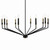Armand Ten Light Chandelier (52348BK)