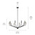 Armand Ten Light Chandelier (52348BK)