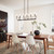 Armand 12 Light Linear Chandelier (52350BK)
