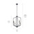 Armand Four Light Foyer Pendant (52351BK)
