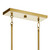 Everett Five Light Linear Chandelier (52379NBR)