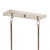 Everett Five Light Linear Chandelier (52379PN)