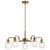 Kichler - 52398WBR - Five Light Chandelier - Aivian - Weathered Brass