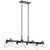 Kichler - 52400BK - Eight Light Linear Chandelier - Aivian - Black