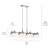 Aivian Eight Light Linear Chandelier (52400NI)