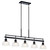 Kichler - 52404BK - Five Light Linear Chandelier - Eastmont - Black