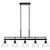 Eastmont Five Light Linear Chandelier (52404BK)