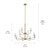 Kimrose 12 Light Chandelier (52412BNB)
