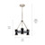 Baland LED Chandelier (52417BKLED)