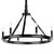 Emmala Six Light Chandelier (52420BK)