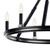 Emmala Six Light Chandelier (52420BK)