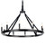 Emmala Ten Light Chandelier (52421BK)
