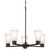 Stamos Five Light Chandelier (52436BK)