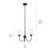 Erma Three Light Chandelier (52442OZ)