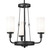 Vetivene Three Light Mini Chandelier (52450BKT)
